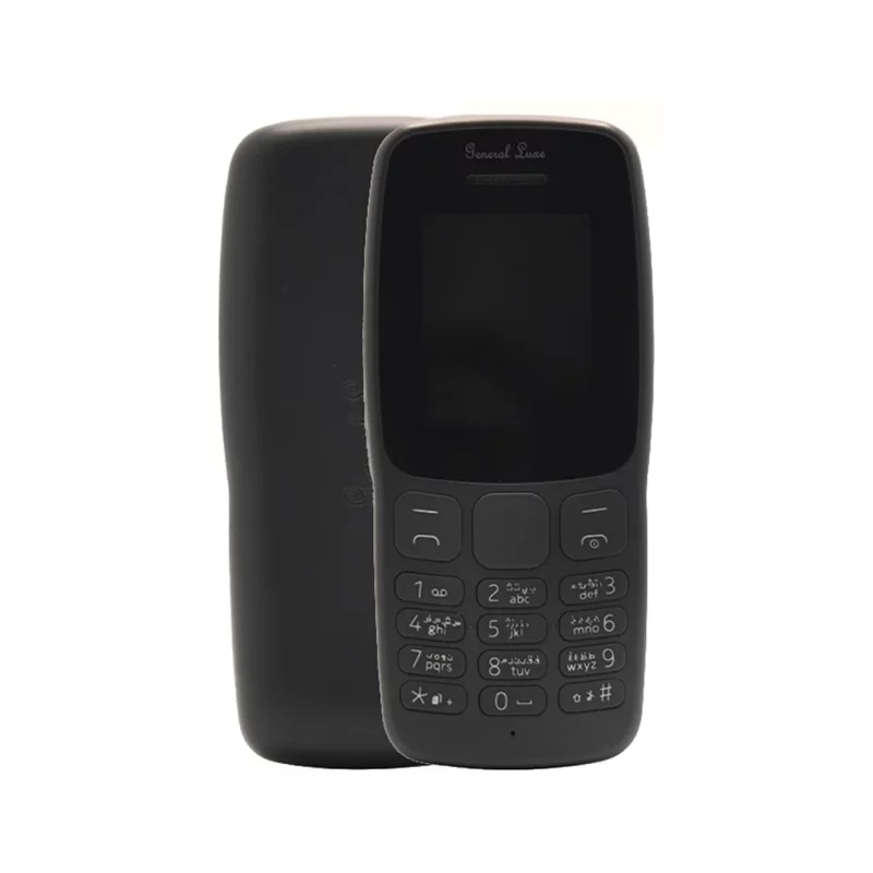 گوشی موبایل General Luxe مدل 106 دو سیم کارت - مشکی - تصویر 2