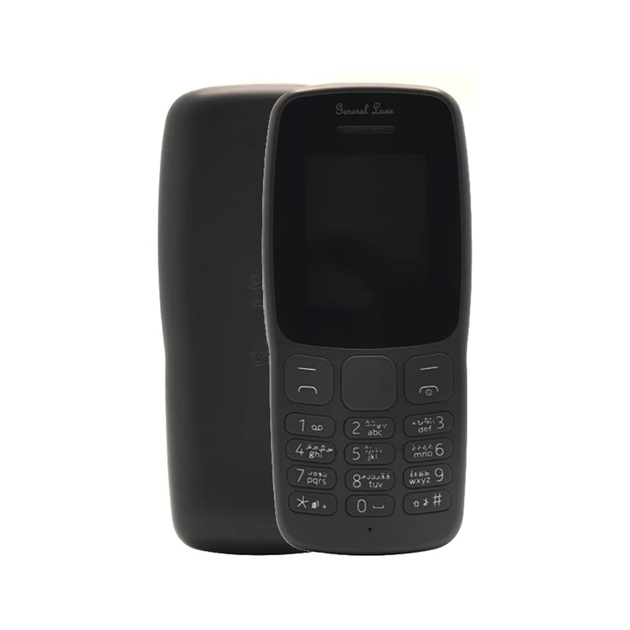 16777-861382-1 گوشی موبایل General Luxe مدل 106 دو سیم کارت - مشکی - تصویر 1