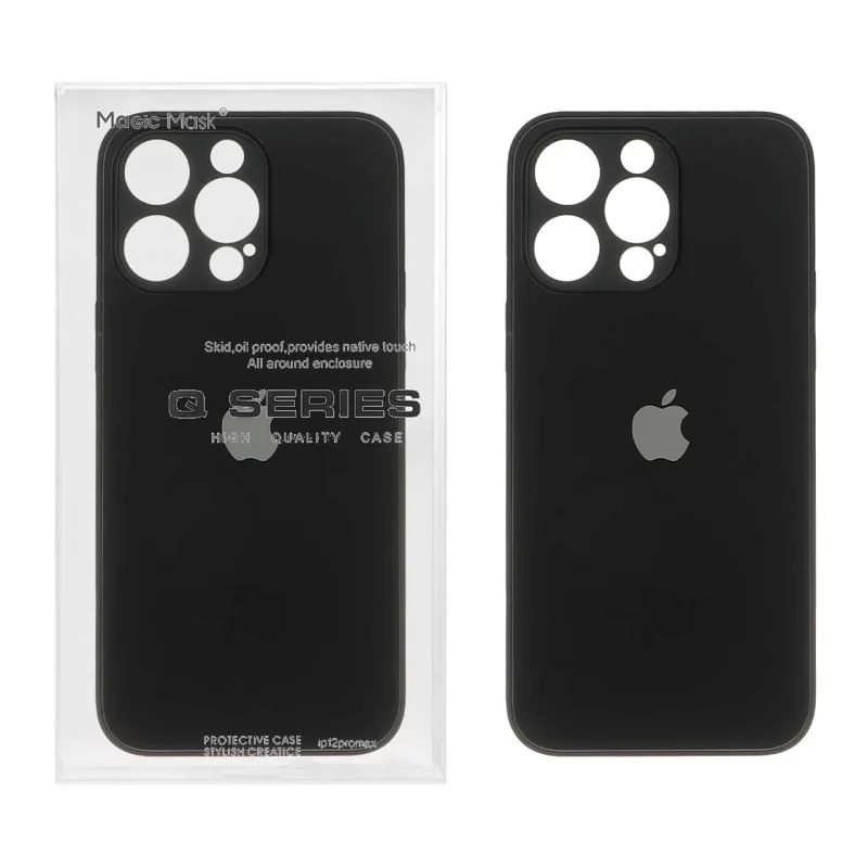 قاب اورجینال PVD ضدخش Magic Mask مدل Apple iPhone 15 Pro Max - مشکی (پک دار) - تصویر 2