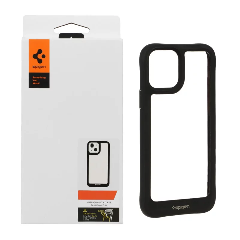 قاب اورجینال Spigen مدل Apple iPhone 11 Pro - شفاف مشکی - تصویر 2