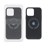 قاب سیلیکونی اورجینال Magsafe با ست محافظ لنز رینگی Apple iPhone 13 Pro - مشکی (پک دار)