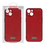 قاب اورجینال Sulada چرمی Apple iPhone 13 / iPhone 14 - قرمز (پک دار)