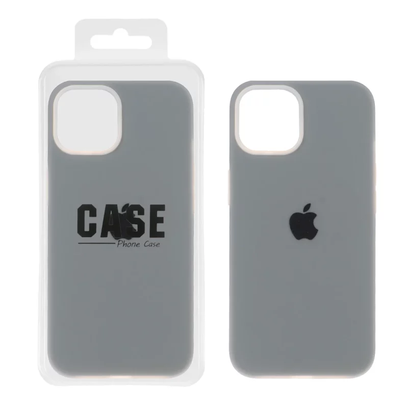 قاب سیلیکونی پاستیلی Apple iPhone 13 / iPhone 14 - خاکستری (پک دار) - تصویر 2