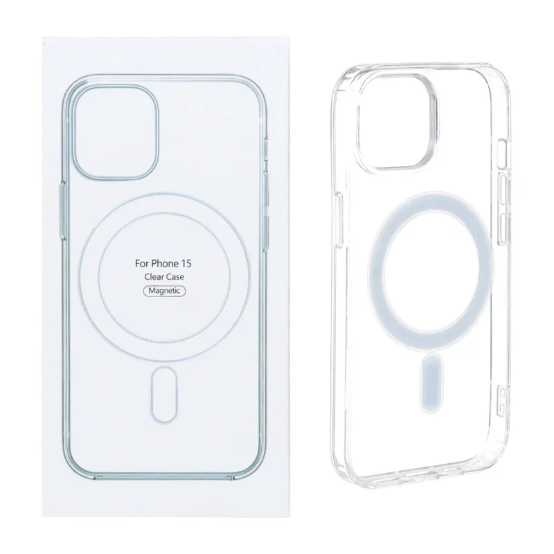 قاب شفاف Apple iPhone 15 / iPhone 14 / iPhone 13 با قابلیت شارژ MagSafe (پک دار) - تصویر 2