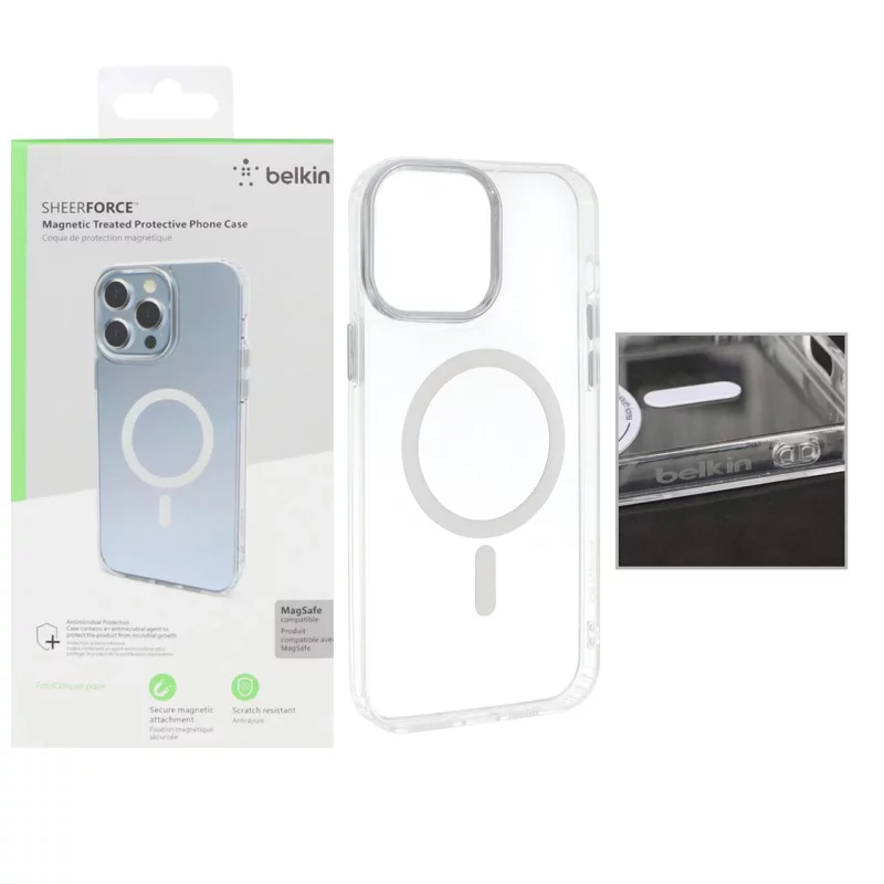 قاب belkin شفاف Magsafe مدل Apple iPhone 13 Pro Max (پک دار) - تصویر 2