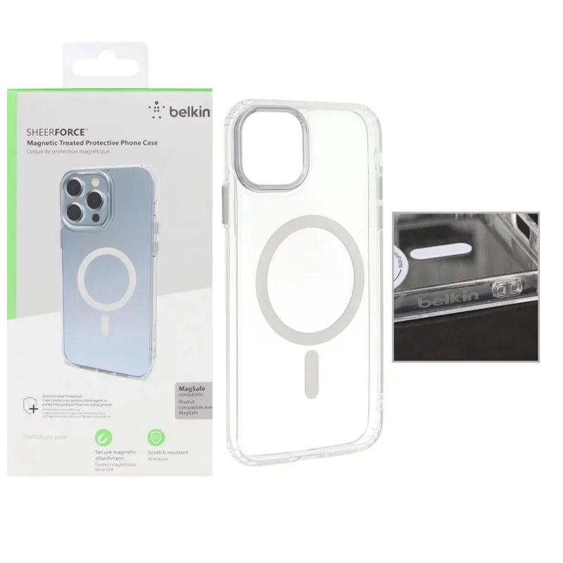 قاب belkin شفاف Magsafe مدل Apple iPhone 11 (پک دار) - تصویر 2