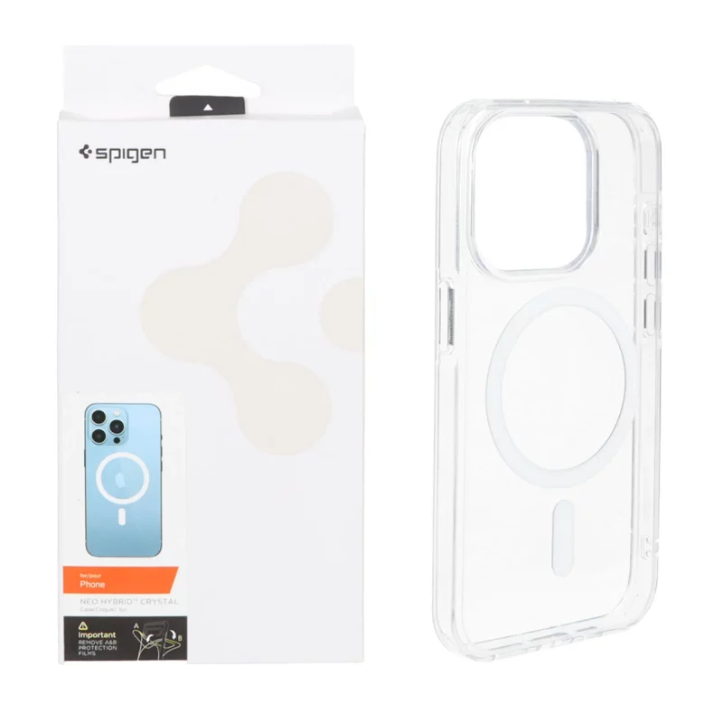 قاب Spigen اورجینال شفاف NEO HYBRID Magsafe مدل Apple iPhone 15 Pro (پک دار) - تصویر 2