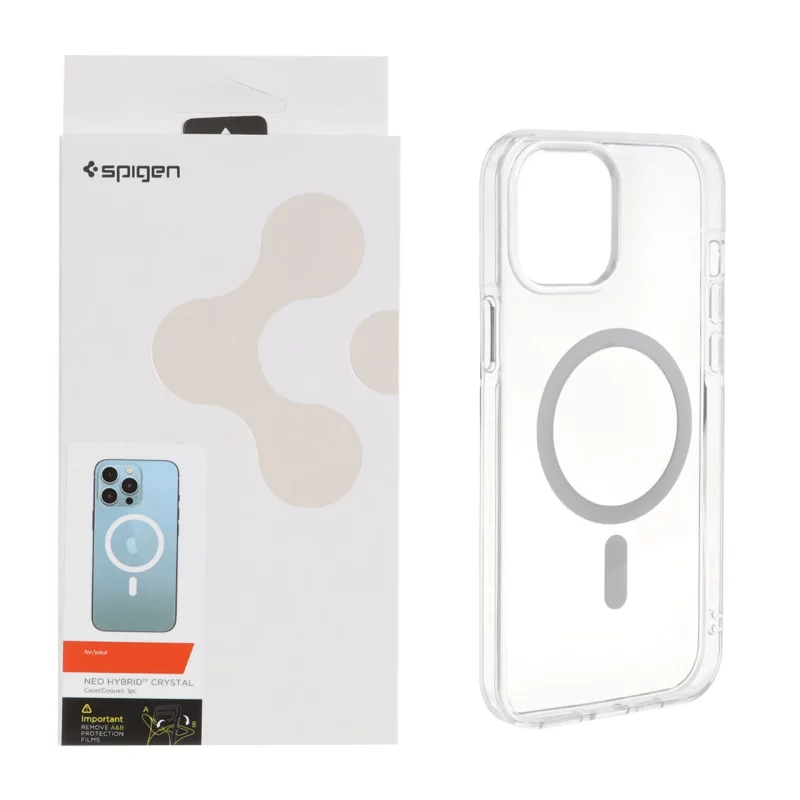 قاب Spigen اورجینال شفاف NEO HYBRID Magsafe مدل Apple iPhone 12 Pro Max (پک دار) - تصویر 2