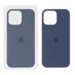 قاب سیلیکونی پاک کنی اورجینال Apple iPhone 13 Pro Max - سرمه ای (پک اصلی)
