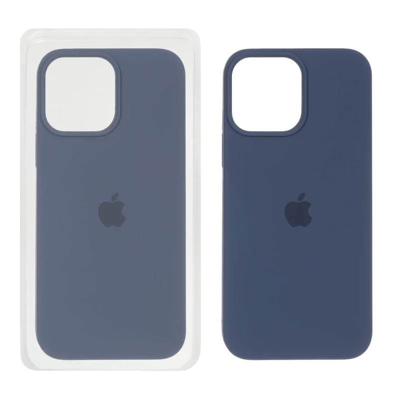 قاب سیلیکونی پاک کنی اورجینال Apple iPhone 13 Pro Max - سرمه ای (پک اصلی) - تصویر 2