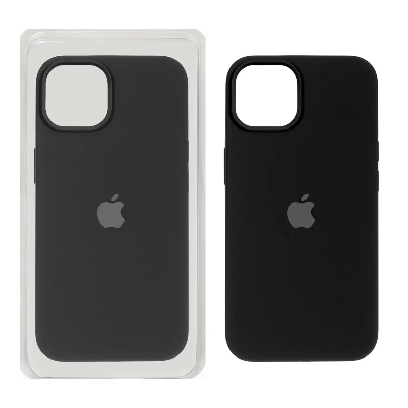 قاب سیلیکونی پاک کنی اورجینال Apple iPhone 13 / iPhone 14 - مشکی (پک اصلی) - تصویر 2
