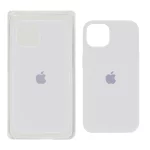قاب سیلیکونی پاک کنی اورجینال Apple iPhone 13 / iPhone 14 - سفید (پک اصلی)