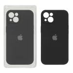 قاب سیلیکونی پاک کنی محافظ لنزدار اورجینال Apple iPhone 13 / iPhone 14 - مشکی (پک اصلی)