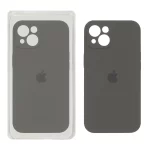 قاب سیلیکونی پاک کنی محافظ لنزدار اورجینال Apple iPhone 13 / iPhone 14 - خاکستری (پک اصلی)