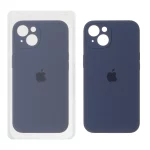 قاب سیلیکونی پاک کنی محافظ لنزدار اورجینال Apple iPhone 13 / iPhone 14 - سرمه ای تیره (پک اصلی)