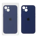 قاب سیلیکونی پاک کنی محافظ لنزدار اورجینال Apple iPhone 13 / iPhone 14 - آبی نفتی (پک اصلی)