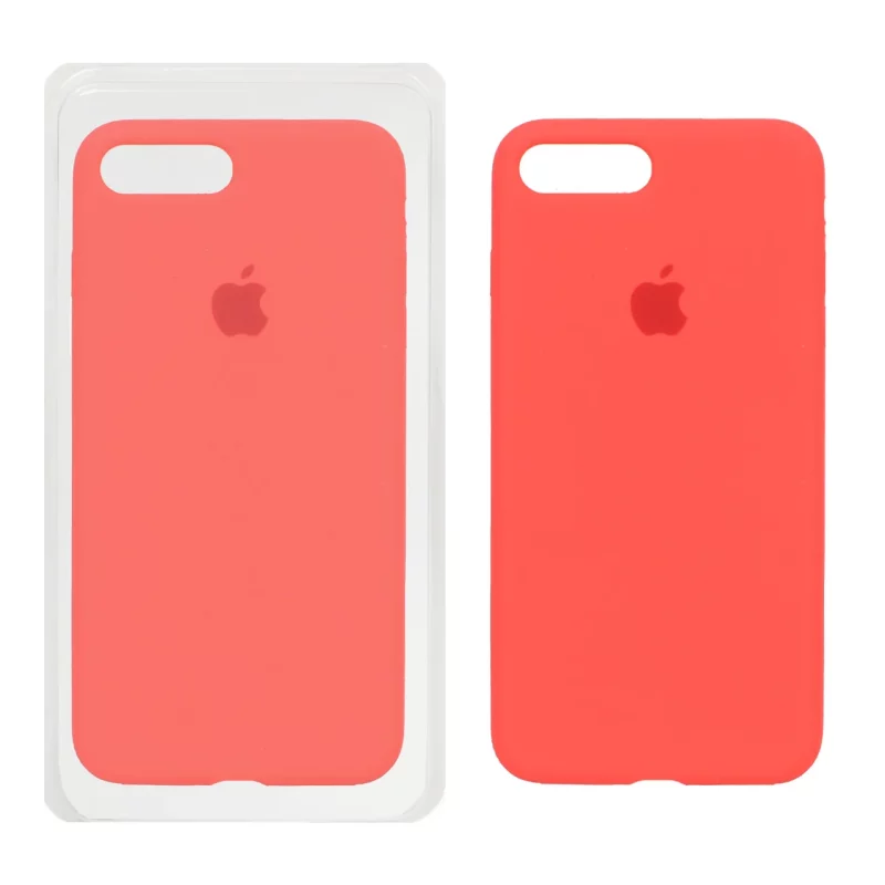 قاب سیلیکونی پاک کنی اورجینال Apple iPhone 7 Plus / iPhone 8 Plus - مرجانی (پک اصلی) - تصویر 2