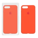 قاب سیلیکونی پاک کنی اورجینال Apple iPhone 7 Plus / iPhone 8 Plus - نارنجی تیره (پک اصلی)