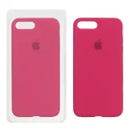 قاب سیلیکونی پاک کنی اورجینال Apple iPhone 7 Plus / iPhone 8 Plus - سرخابی (پک اصلی)