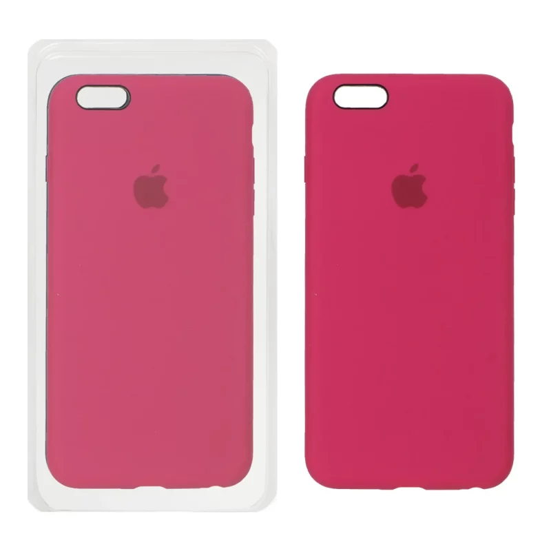 قاب سیلیکونی پاک کنی اورجینال Apple iPhone 6 Plus / iPhone 6s Plus - سرخابی (پک اصلی) - تصویر 2