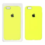 قاب سیلیکونی پاک کنی اورجینال Apple iPhone 6 Plus / iPhone 6s Plus - فسفری (پک اصلی)