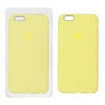 قاب سیلیکونی پاک کنی اورجینال Apple iPhone 6 Plus / iPhone 6s Plus - لیمویی (پک اصلی)