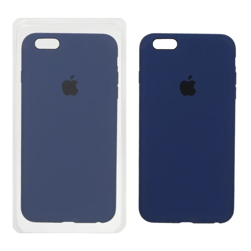 قاب سیلیکونی پاک کنی اورجینال Apple iPhone 6 Plus / iPhone 6s Plus - آبی تیره (پک اصلی) - تصویر 2