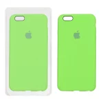 قاب سیلیکونی پاک کنی اورجینال Apple iPhone 6 Plus / iPhone 6s Plus - سبز روشن (پک اصلی)