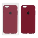 قاب سیلیکونی پاک کنی اورجینال Apple iPhone 6 Plus / iPhone 6s Plus - زرشکی (پک اصلی)