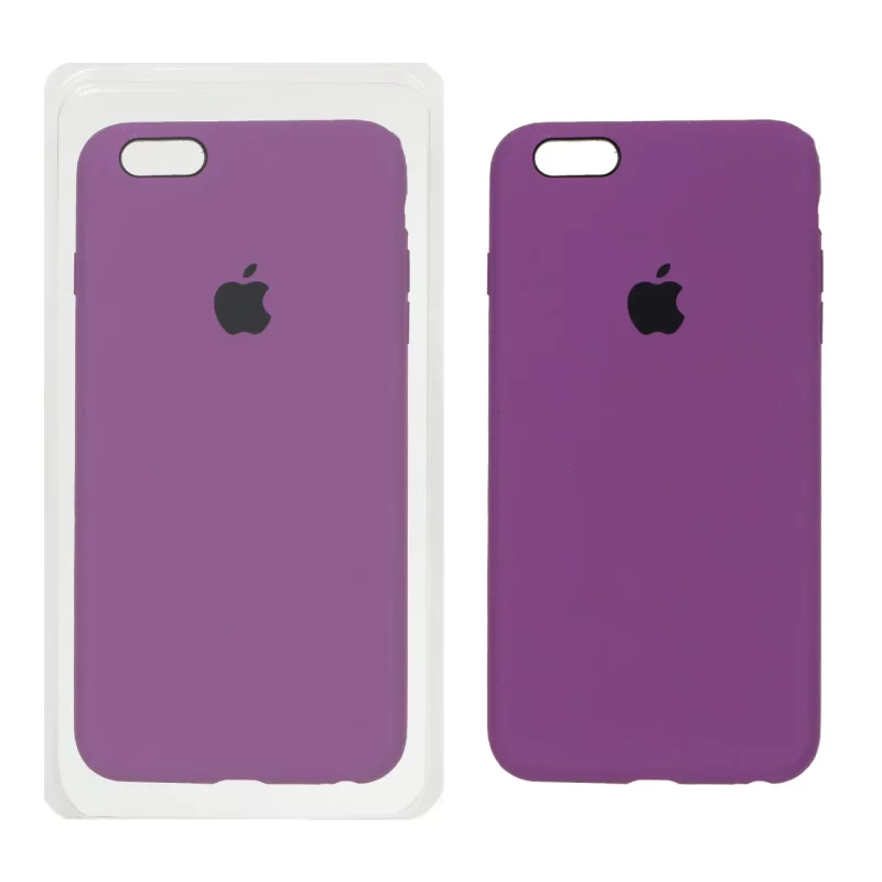 قاب سیلیکونی پاک کنی اورجینال Apple iPhone 6 Plus / iPhone 6s Plus - ارغوانی (پک اصلی) - تصویر 2