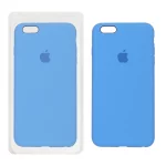 قاب سیلیکونی پاک کنی اورجینال Apple iPhone 6 Plus / iPhone 6s Plus - آبی روشن (پک اصلی)