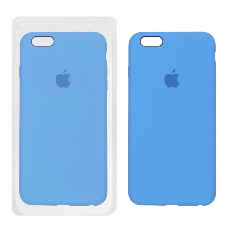 قاب سیلیکونی پاک کنی اورجینال Apple iPhone 6 Plus / iPhone 6s Plus - آبی روشن (پک اصلی) - تصویر 2