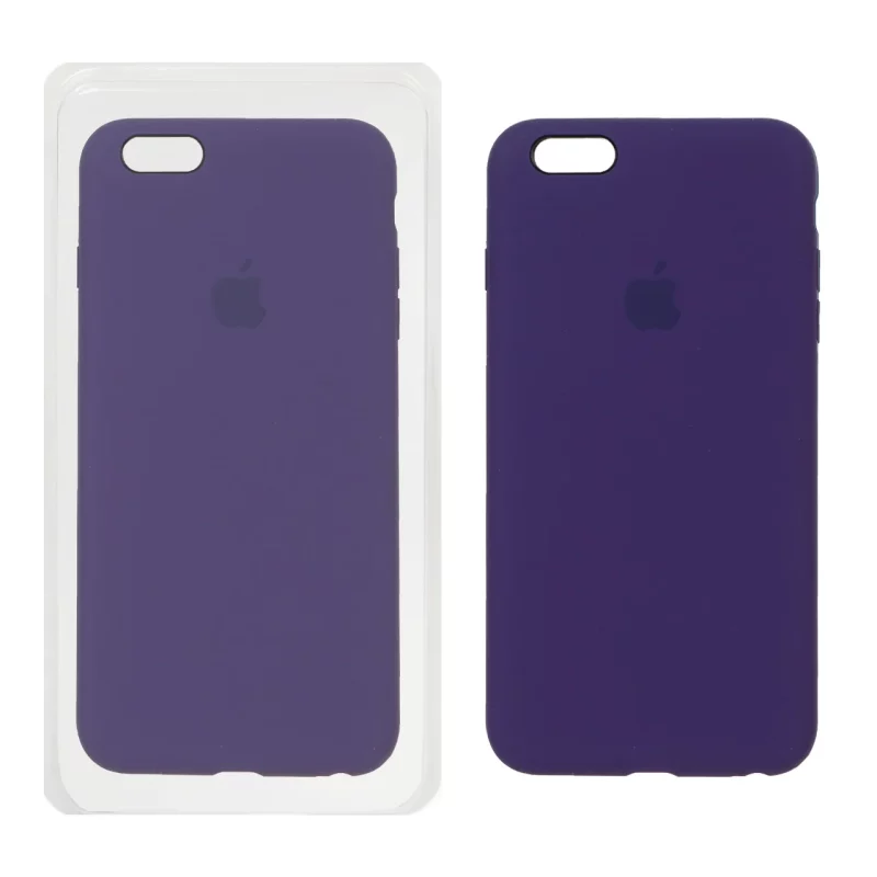 قاب سیلیکونی پاک کنی اورجینال Apple iPhone 6 Plus / iPhone 6s Plus - بنفش (پک اصلی) - تصویر 2