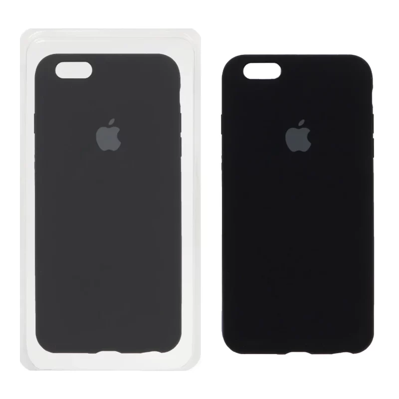 قاب سیلیکونی پاک کنی اورجینال Apple iPhone 6 Plus / iPhone 6s Plus - مشکی (پک اصلی) - تصویر 2
