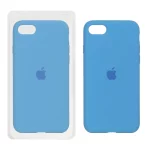 قاب سیلیکونی پاک کنی اورجینال Apple iPhone SE (2020) / iPhone 7 / iPhone 8 - آبی دریایی (پک اصلی)