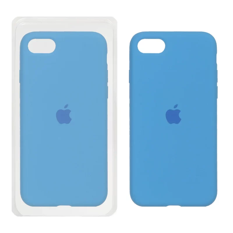 قاب سیلیکونی پاک کنی اورجینال Apple iPhone SE (2020) / iPhone 7 / iPhone 8 - آبی دریایی (پک اصلی) - تصویر 2