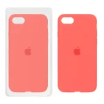 قاب سیلیکونی پاک کنی اورجینال Apple iPhone SE (2020) / iPhone 7 / iPhone 8 - مرجانی (پک اصلی)
