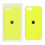 قاب سیلیکونی پاک کنی اورجینال Apple iPhone SE (2020) / iPhone 7 / iPhone 8 - فسفری (پک اصلی)