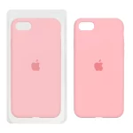 قاب سیلیکونی پاک کنی اورجینال Apple iPhone SE (2020) / iPhone 7 / iPhone 8 - صورتی کد 2 (پک اصلی)
