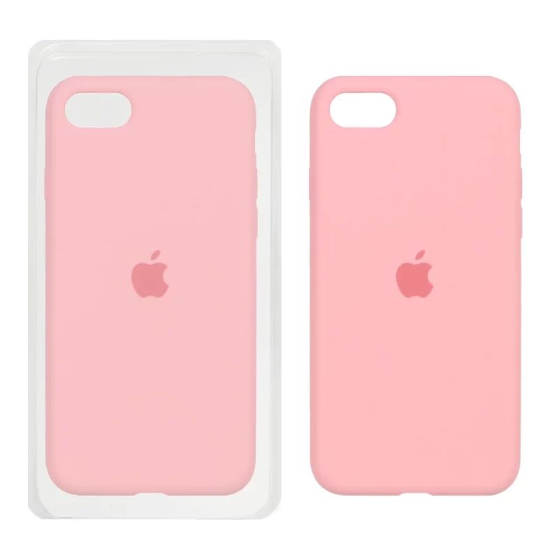 قاب سیلیکونی پاک کنی اورجینال Apple iPhone SE (2020) / iPhone 7 / iPhone 8 - صورتی کد 2 (پک اصلی) - تصویر 2