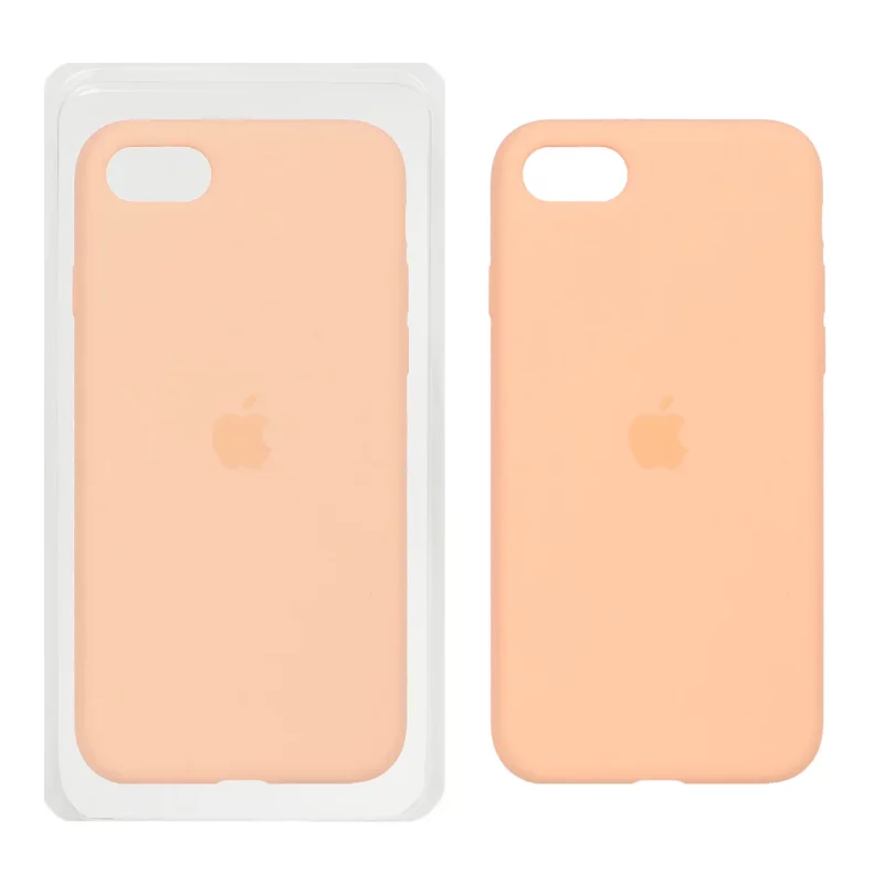 قاب سیلیکونی پاک کنی اورجینال Apple iPhone SE (2020) / iPhone 7 / iPhone 8 - گلبهی (پک اصلی) - تصویر 2