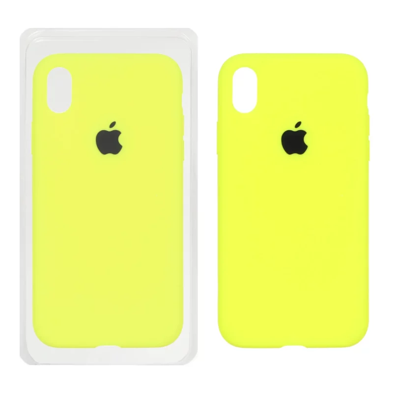 قاب سیلیکونی پاک کنی اورجینال Apple iPhone XR - فسفری (پک اصلی) - تصویر 2