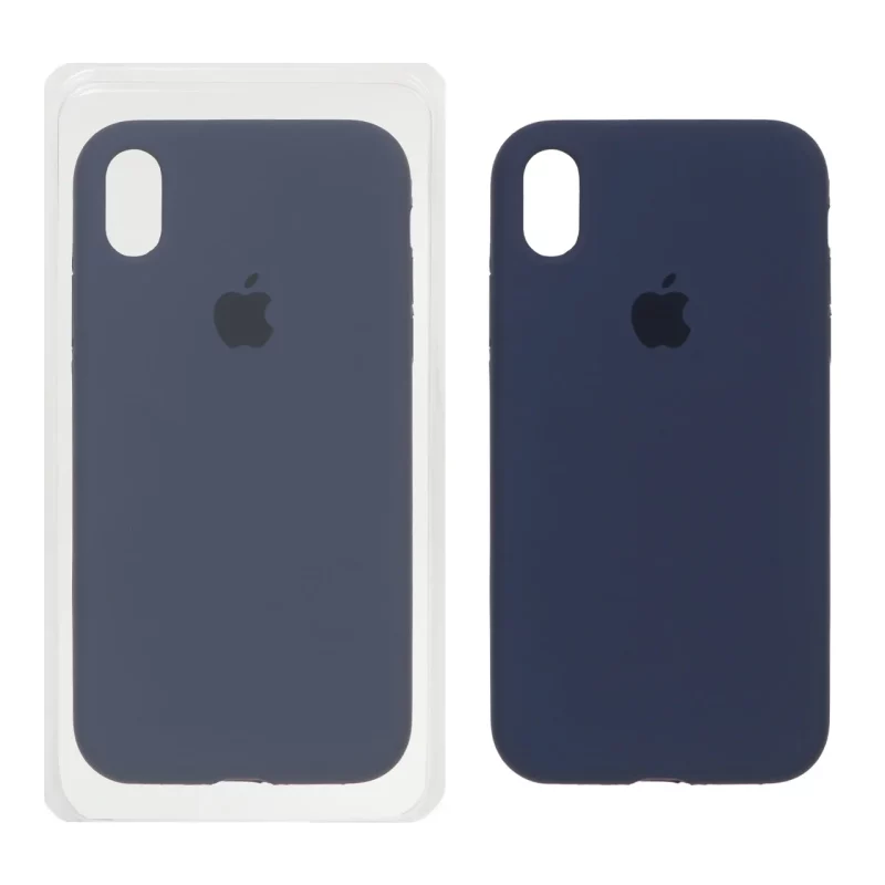 قاب سیلیکونی پاک کنی اورجینال Apple iPhone XR - سرمه ای (پک اصلی) - تصویر 2