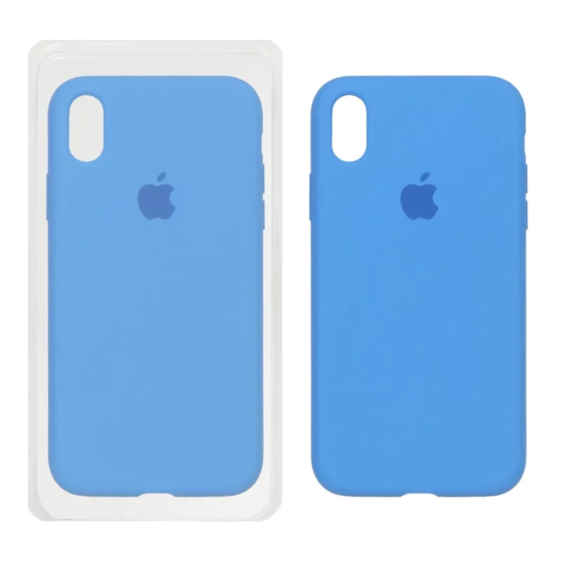 قاب سیلیکونی پاک کنی اورجینال Apple iPhone XR - آبی روشن (پک اصلی) - تصویر 2