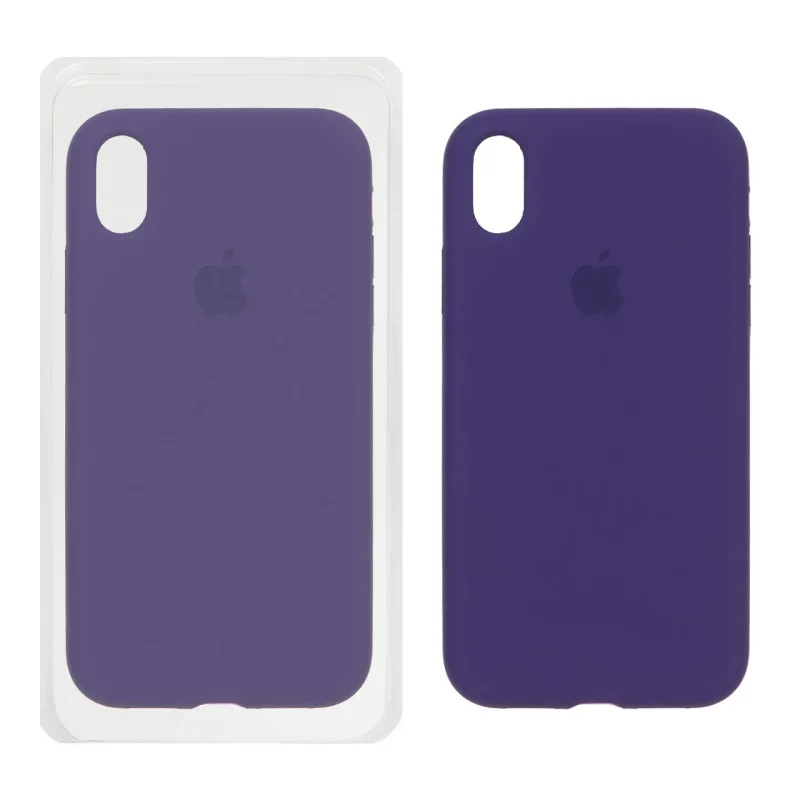 قاب سیلیکونی پاک کنی اورجینال Apple iPhone XR - بنفش (پک اصلی) - تصویر 2