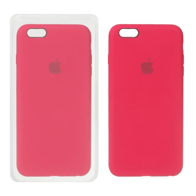 قاب سیلیکونی پاک کنی اورجینال Apple iPhone 6 Plus / iPhone 6s Plus - آلبالویی (پک اصلی) - تصویر 2