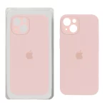 قاب سیلیکونی پاک کنی محافظ لنزدار اورجینال Apple iPhone 13 / iPhone 14 - کالباسی (پک اصلی)