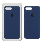 قاب سیلیکونی پاک کنی اورجینال Apple iPhone 7 Plus / 8 Plus - سرمه ای (پک اصلی)