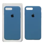قاب سیلیکونی پاک کنی اورجینال Apple iPhone 7 Plus / 8 Plus - آبی تیره (پک اصلی)