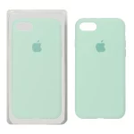قاب سیلیکونی پاک کنی اورجینال Apple iPhone SE (2020) / iPhone 7 / iPhone 8 - سبز پاستیلی (پک اصلی)